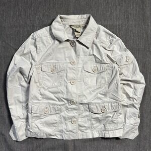 Cream L.L.Bean cottage lightweight jacket - L